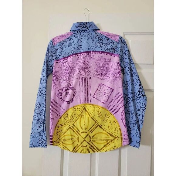 ETRO cotton button down shirt 42, US 6 - Picture 4 of 8